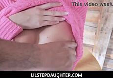 lil stepdaughter explores cabin in the woods with emma hix