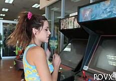 ज़ोई फॉक्स पीओवी लंड चूसना और रफ चूत पीटना