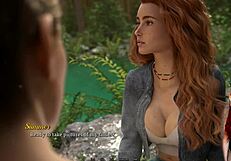 Dreamland Ep 18 unfolds a mystery in the woods with public brunette action