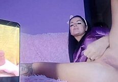 hot milf fucks pussy and sees your cock