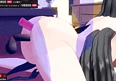 Is this uncensored hentai lady really that slutty in hardcore creampie play?