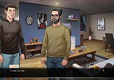 Complete gameplay with whore fucking in anime hentai red string part 9