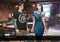 Complete gameplay with whore fucking in anime hentai red string part 9