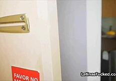 Perfect Oily Latina Booty Bounces On Cock