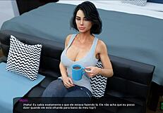 milfy city ep 38, stepmom lets me peek at sara's panties! 😏