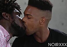 Black dudes Adrian Hart and Devin Trez fucking each other hard 😈