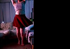 Noita Dances Wild and Teases in Homemade Latina Strip!