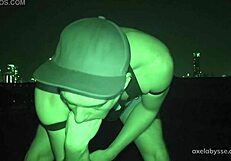 Axel Abysse's sex-crazed insomniac infrared ass play
