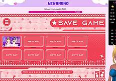 Vtuber LewdNeko With Huge Tits Plays Lewd Idol Game