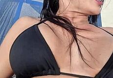 Latina Sucks Monster Cock Before Anal on Copacabana Beach