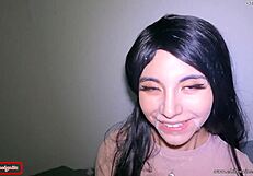 Neighbor Catches Me Masturbating On Emergency Stairs And Punishes With Cum On Face!