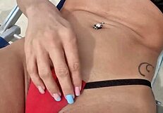 Latina Sucks Monster Cock Before Anal on Copacabana Beach