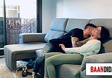 Fan meets sexy European teen on Tinder, licks her pussy, then fucks her hard