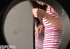 Victoria Lowson at Texas Bathroom Glory Hole