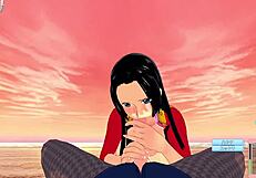 【onepiece boa hancock】male take pov 3dhentai anime game koikatsu video
