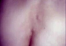 Amateur milf gives anal blowjob closeup before cum in mouth