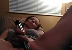 Redhead enjoys solo masturbation with toys