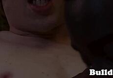 This black soldier is drilling an asshole in an interracial scene with blowjobs and doggystyle. Cumshots follow close up