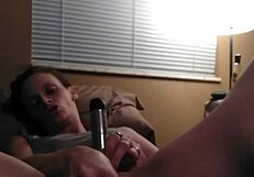 Redhead enjoys solo masturbation with toys