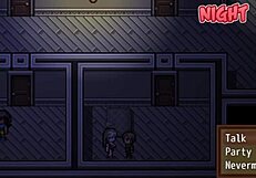 Watching a porn movie with a busty MILF in hentai zombie retreat part 5