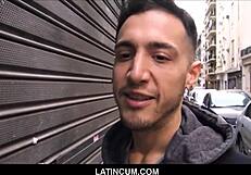 straight latino boy says 'i'll do gay sex for cash in pov'