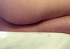 Very Hairy Pussy PULSATING Close Up in Real ORGASM