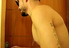 Priminha Safada Can't Resist The Endowed Guy, Moaning Loudly As He Blows Her Huge Ass In Interracial Blowbang With Creampie