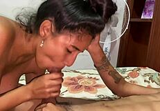 My stepsister gives me her pussy so I fuck her hard until I cum