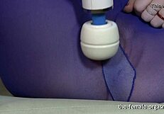 Hot Natural Hairy Redhead Masturbates to Multiple Orgasms