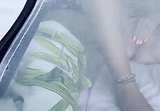 If you find masturbating party babe at music festival camping