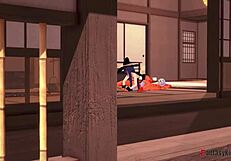 अरे लड़के, देखो एरिस रॉक्सी को ऐक्शन में पकड़ती है और 3डी कार्टून फन में जुड़ती है!