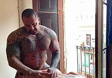 big man fucks blondie fesser's wet pussy rough from behind, making her moan crazy!