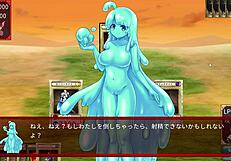 Intense succubus duel vs slime succubus in hentai game