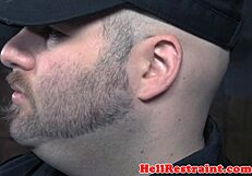 I’m overwhelmed watching this bound submissive get whipped hard by her strict maledom master