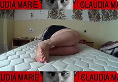 Stuffing panties deep in her pussy?