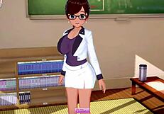 Professor Claudia's Curvy Anal