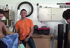 Behind the scenes with Rodrigo, Bruno, and Lucas Angel – what a wild gay teen encounter!