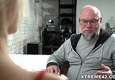 Hey, see this old fart bang young Missy Luv?