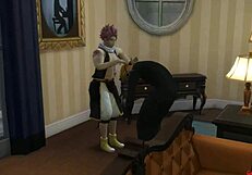 Fairy tail lucy gets fucked by natsu with big tits and cum