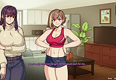 Big Tits Futa and Sexy Bestie in Hentai Gameplay with Toys