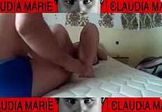 Stuffing panties deep in her pussy?