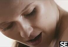 I watch this gorgeous naked couple licking and fucking wildly