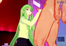C.C. And Kallen Kouzuki's Intense Creampie With Old Man In Code Geass Hentai