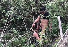 Wild Gay Sex in the Woods with Bareback Action Part 1