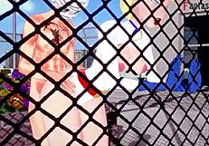 Power Girl Teasingly Fucks Two Super Men in Fantasy