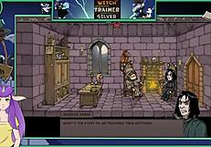 Big Tit Brunette Witch Trainer In Silver Game Anime Hentai Part 19 Featuring Sexy Tits