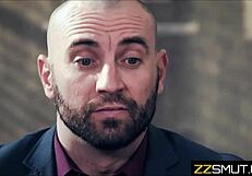 student getting fucked by teacher and principal in classroom 😈