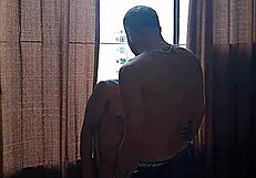 Three well-endowed gay men fucking passionately