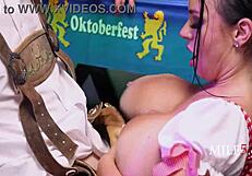 I fantasize about fucking hot bartender Payton Preslee in Oktober fest