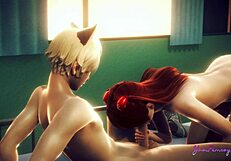 i’m obsessed with asuka femboy swallowing cum in japanese anime porn